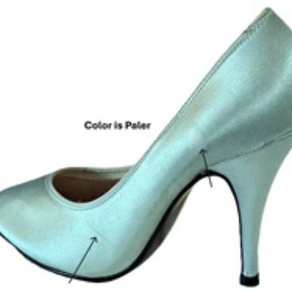 Vtg 1950s Blue Frost Pumps 5 NOS - Picture 3 of 7